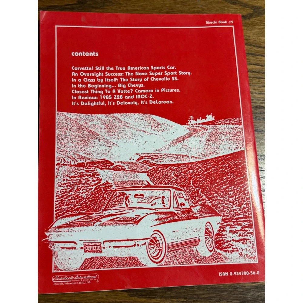 Muscle Chevys 1985 First Edition Muscle Book 5 Corvette Chevelle Nova Camaro Z28
